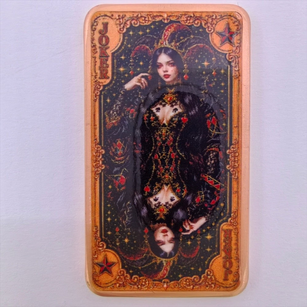Vintage Collectible Playing Cards - 1oz .999 Fine Copper Bar Poker