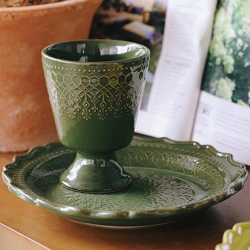 Elegant Vintage Embossed Ceram - đánh giá và giá Vintage Collectible Dishes