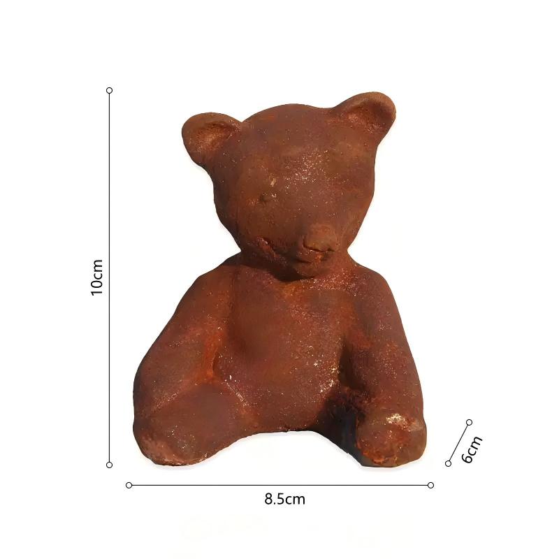 Rustic Cast Iron Bear Figurine - đánh giá và giá Vintage Collectible Bears