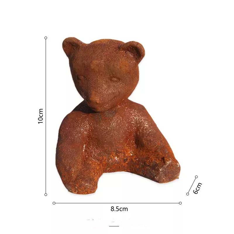 Rustic Cast Iron Bear Figurine - đánh giá và giá Vintage Collectible Bears