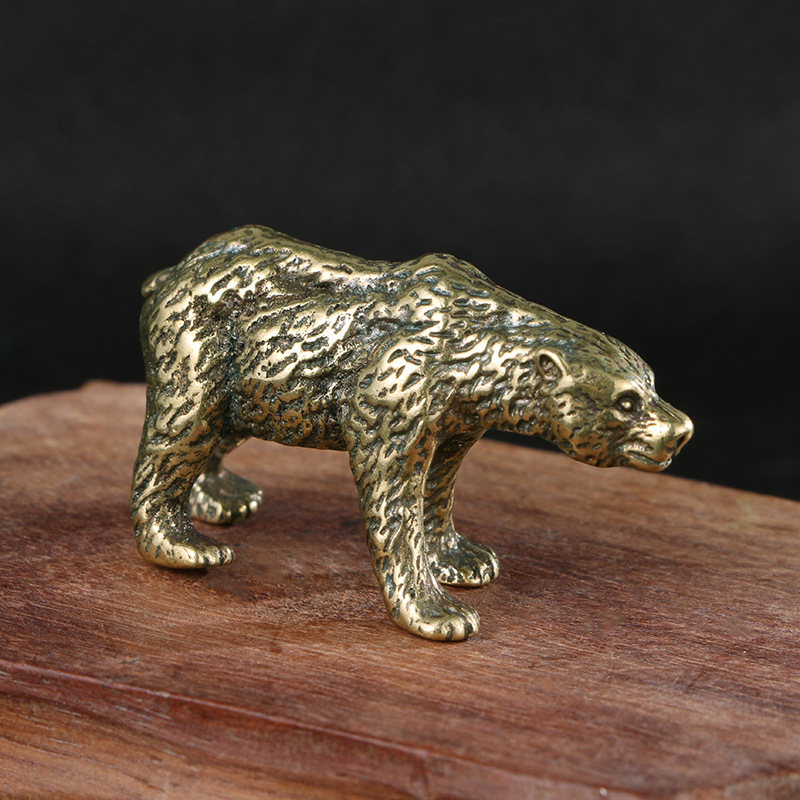 1PC Vintage Solid Brass Bear S - đánh giá và giá Vintage Collectible Bears