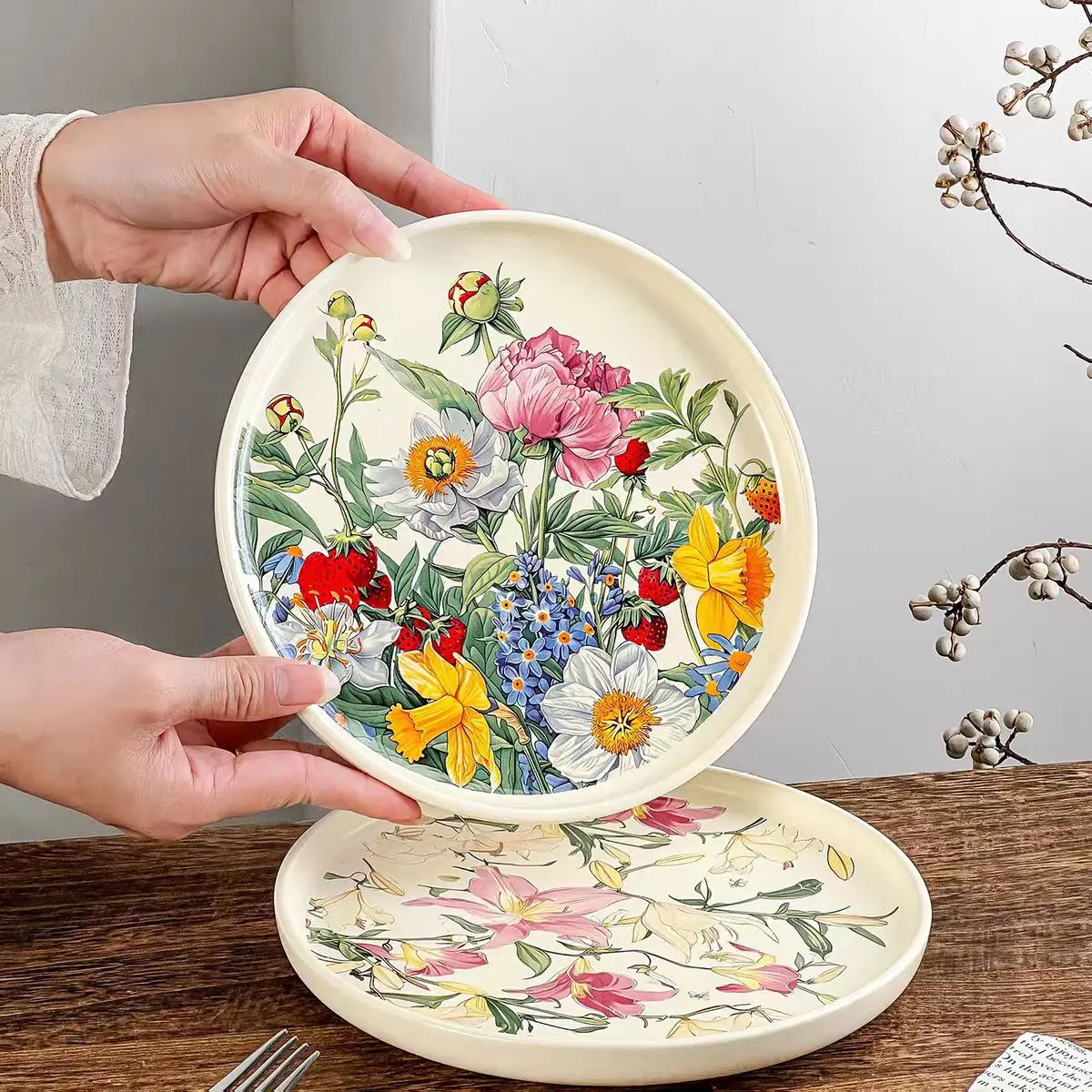 Creative Romantic Floral Ceram - đánh giá và giá Vintage Collectible Dishes