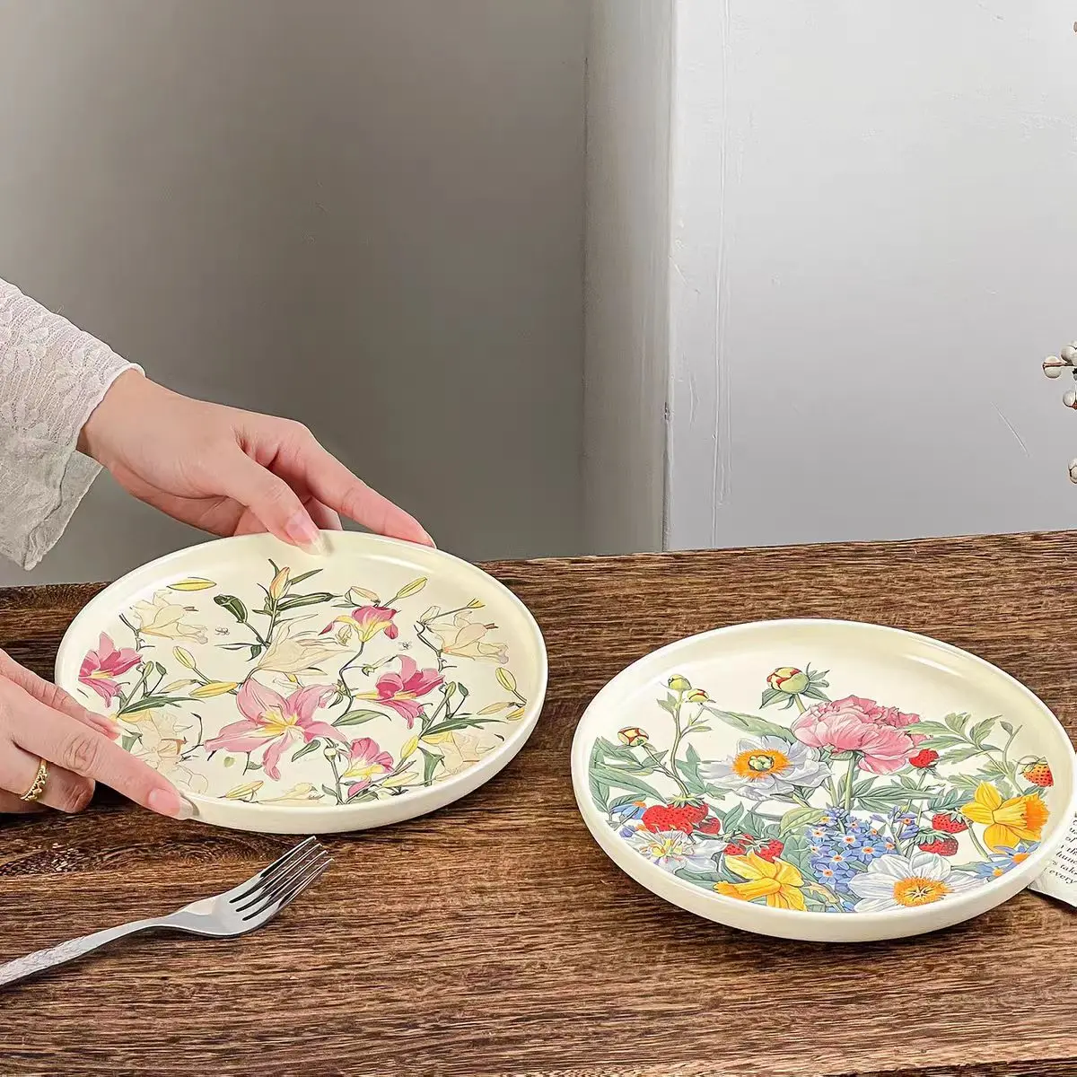 Creative Romantic Floral Ceram - đánh giá và giá Vintage Collectible Dishes