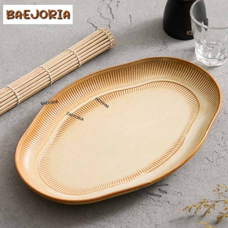 BAEJORIA Kiln Fambe Fish Plate - đánh giá và giá Vintage Collectible Dishes