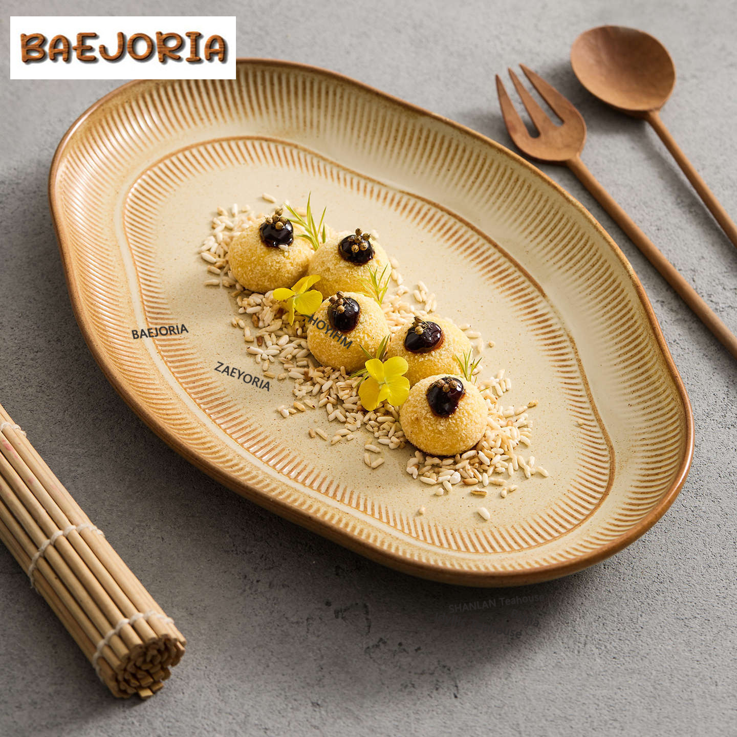 BAEJORIA Kiln Fambe Fish Plate - đánh giá và giá Vintage Collectible Dishes