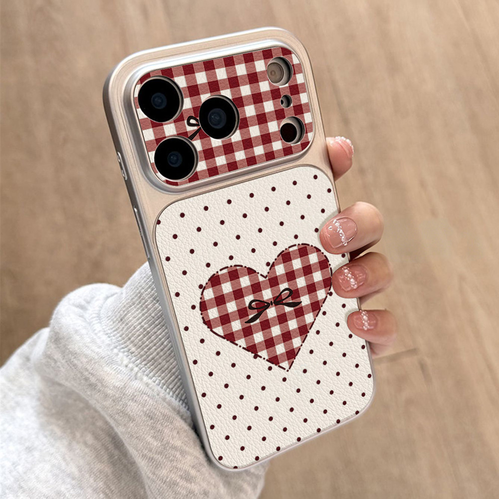 Sweet Cherry Bow Leather Phone - đánh giá và giá Camera Leather Case