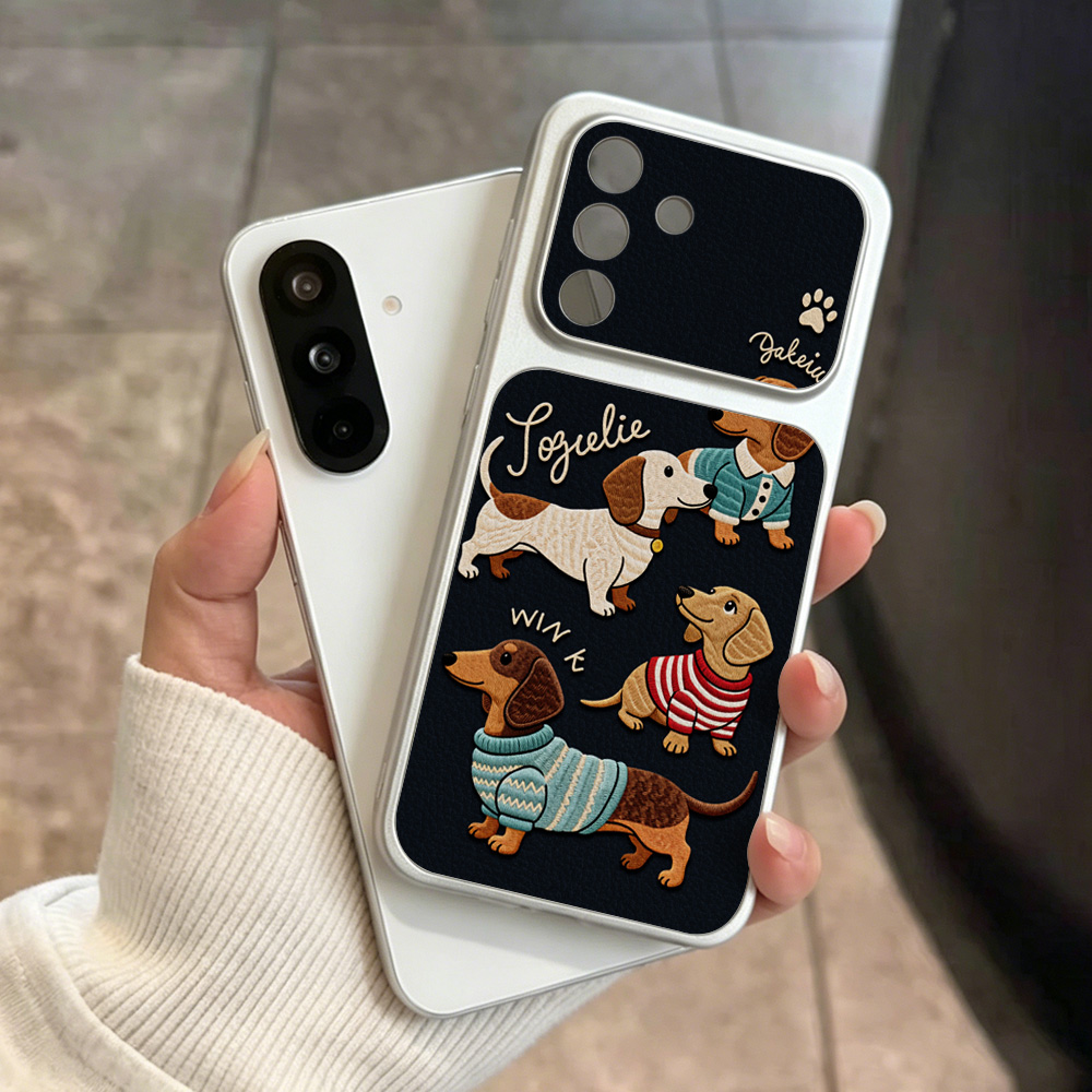 Cartoon Puppy Leather Phone Ca - đánh giá và giá Camera Leather Case