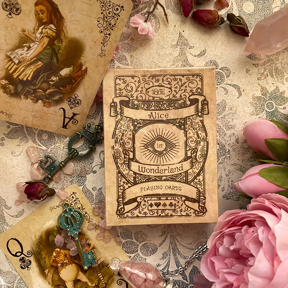 54PCS Alice Vintage Paper Poke - đánh giá và giá Vintage Collectible Playing Cards